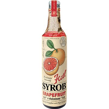 Obrázok KITL Syrob grapefruit s dužinou 500 ml - sirup na prípravu domácich limonád