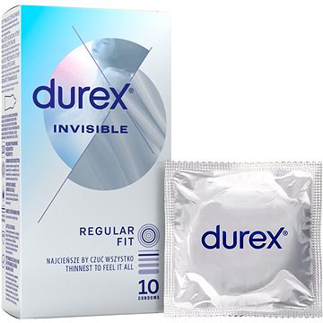 Obrázok DUREX Invisible Extra Thin Extra Sensitive 10 ks (5052197048957)