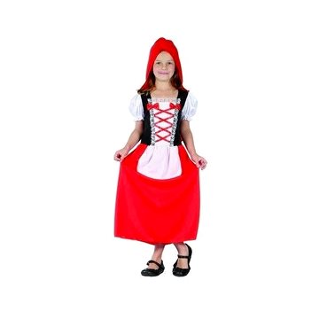 Obrázok 86134 - Šaty na karneval - Červená karkulka 120 - 130 cm