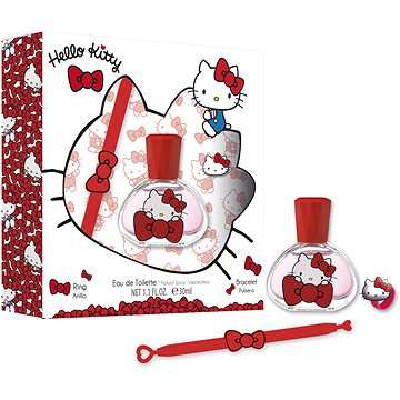 Obrázok Hello Kitty Hello Kitty darčeková kazeta pre deti toaletná voda 30 ml + náramok + prstienok