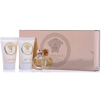 Obrázok Versace Eros pour Femme EDP MINI 5 ml + sprchový gel 25 ml + tělové mléko 25 ml dárková sada