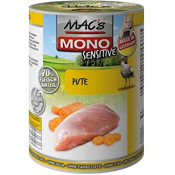 Obrázok MACs Cat MONO Sensitive Krůta a mrkev 200g