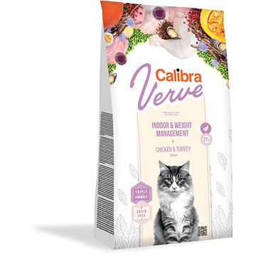 Obrázok Calibra Cat Verve GF Indoor&Weight Chicken 3,5kg