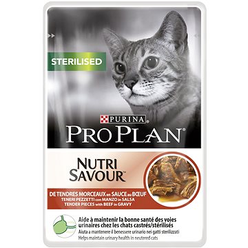 Obrázok Purina Pro Plan CAT STERILISED Hovězí 85g