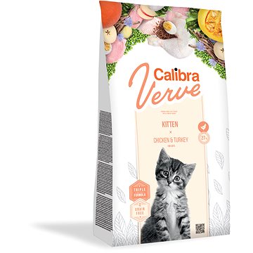 Obrázok Calibra Cat Verve GF Kitten Chicken&Turkey 3,5kg