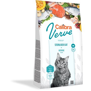 Obrázok Calibra Cat Verve GF Sterilised Herring 3,5kg