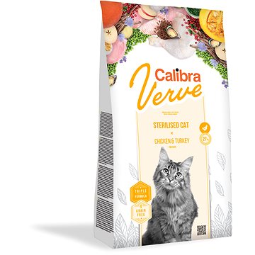 Obrázok Calibra Cat Verve GF Sterilised Chicken&Turkey 3,5kg