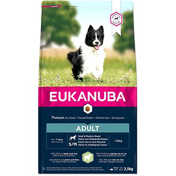 Obrázok Eukanuba Dog Adult Lamb & Rice Small & Medium 2,5 kg