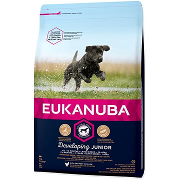 Obrázok Eukanuba Junior Large 3 kg (8710255146027)