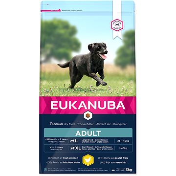 Obrázok EUKANUBA ADULT LARGE 3 KG