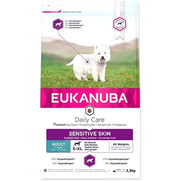 Obrázok Eukanuba Daily Care Sensitive Skin 2,3kg