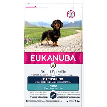 Obrázok Eukanuba Dachshund Jazvečík 2,5 kg (8710255122090)