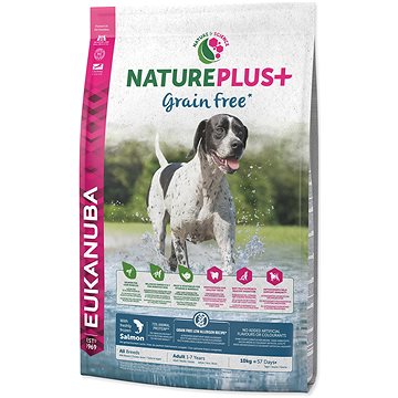 Obrázok Eukanuba Dog Nature Plus+ Adult Grain Free Salmon 10kg