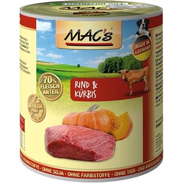 Obrázok MACs Dog Hovězí a dýně 400g