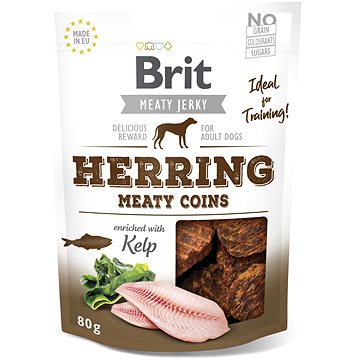 Obrázok Brit Jerky Herring Meaty Coins 80g