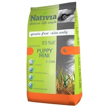 Obrázok Nativia Dog Puppy Mini Duck&Rice 3kg