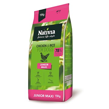 Obrázok Nativia Dog Junior Maxi 15kg