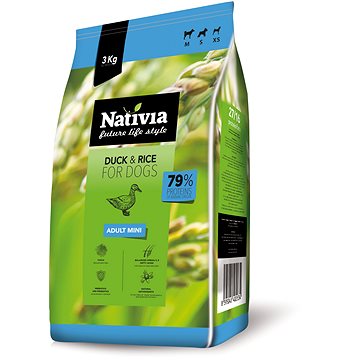 Obrázok Nativia Dog Adult Mini Duck&Rice 3kg