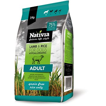 Obrázok Nativia Dog Adult Lamb&Rice 3kg