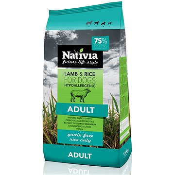 Obrázok Nativia Dog Adult Lamb&Rice 15kg