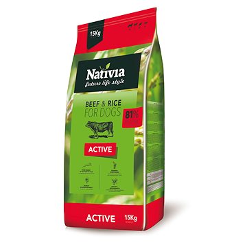 Obrázok Nativia Dog Active 15kg