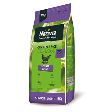 Obrázok Nativia Dog Senior&Light 15kg