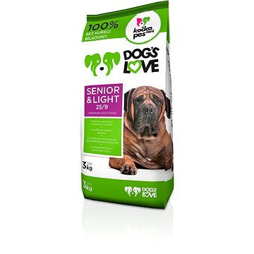 Obrázok Dog´s Love Senior & light 3 kg (8595045403456)