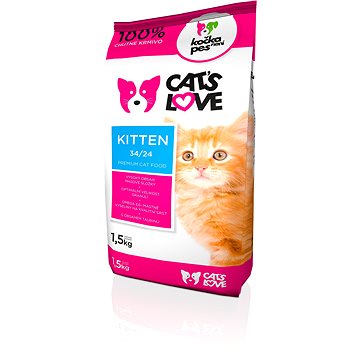 Obrázok Cat´s Love Kitten 1,5 kg (8595045403463)