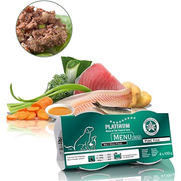 Obrázok Platinum Menu Mini Pure Fish 4x100g