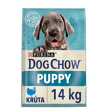 Obrázok PURINA DOG CHOW PUPPY LARGE BREED TURKEY 14KG