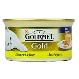 Obrázok Konzerva Gourmet Gold  kočka jemná paštika kuře,játra 85g