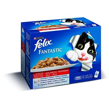 Obrázok FELIX FANTASTIC MASO V ZELE KAPSICKA 12 X 100G