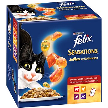 Obrázok Felix Sensations Jellies masový výběr 24 x 100 g