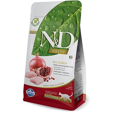 Obrázok N&D Grain Free CAT Neutered Chicken&Pomegranate 10kg