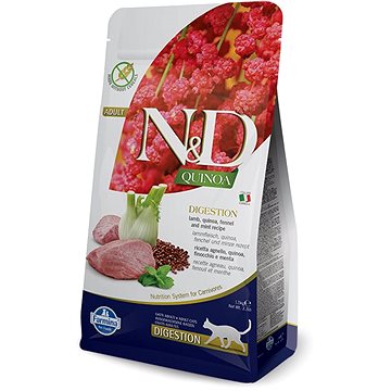 Obrázok N&D Grain Free Quinoa CAT Digestion Lamb & Fennel 1,5 kg