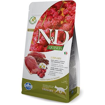 Obrázok N&D Grain Free Quinoa CAT Urinary Duck & Cranberry 1,5 kg