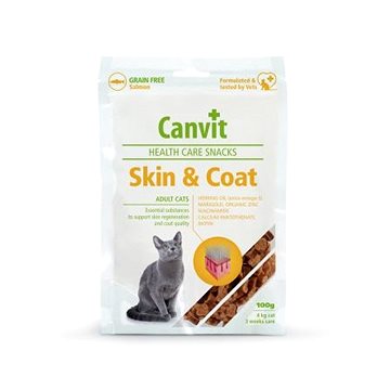 Obrázok Canvit Cat Health Care Snack Skin & Coat 100g