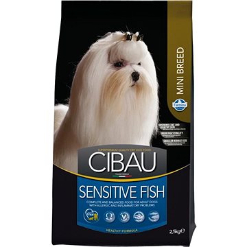 Obrázok CIBAU Dog Adult Sensitive Fish&Rice Mini 2,5kg