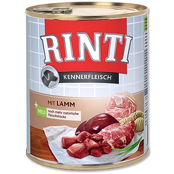 Obrázok Konzerva Rinti Dog  jehně 800g 33391