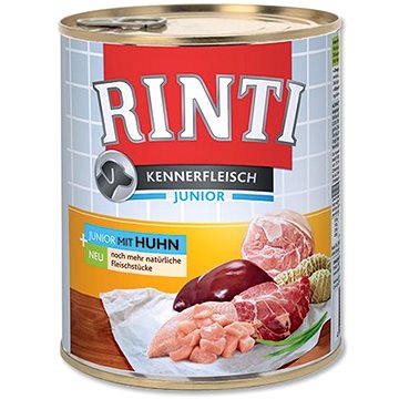 Obrázok Konzerva Rinti Dog Junior  kuře 800g 33394