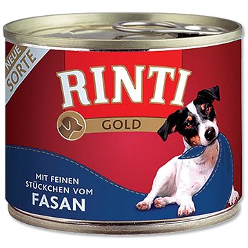 Obrázok Rinti Dog Gold konzerva bažant 185g