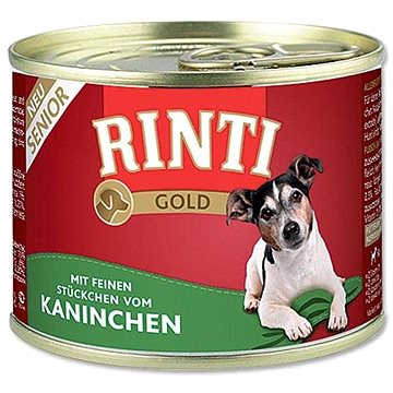 Obrázok Rinti Dog Gold Senior konzerva králík 185g