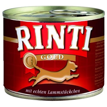 Obrázok Konzerva Rinti Dog Gold  jehně 185g 33366