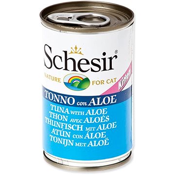 Obrázok SCHESIR Konzerva SCHESIR Kitten tuniak + Aloe 140 g (8005852273017)