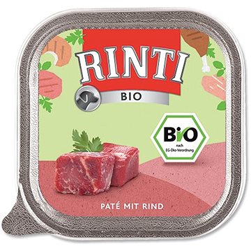 Obrázok Konzerva Rinti Dog BIO paštika hovězí 150g 33416