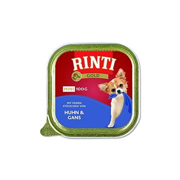 Obrázok Rinti Dog vanička Gold Mini kachna+drůbež 100g