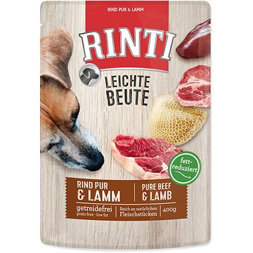 Obrázok Rinti Dog kapsa Leichte Beute hovězí+jehně 400g