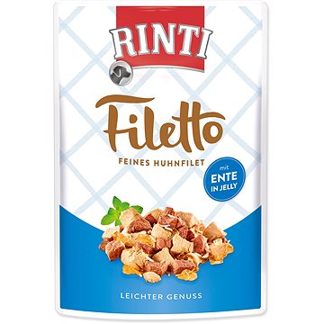 Obrázok Rinti Dog kapsa Filetto kuře+kachna v želé 100g