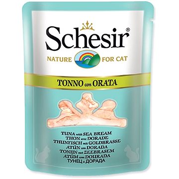 Obrázok SCHESIR Kapsička SCHESIR tuniak + pražma vo vývare 70 g (8005852615855)