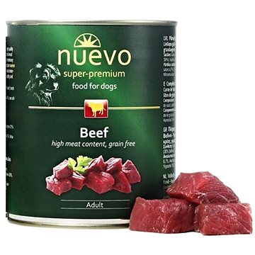 Obrázok Nuevo pes adult Hovězí konz. 800g